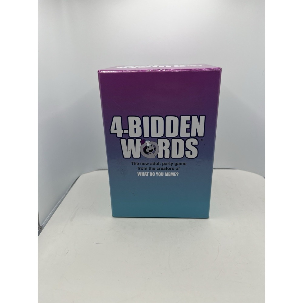 4-Bidden‎ Words Adult Party Game Complete What Do You Meme? 2018 Forbidden Cards